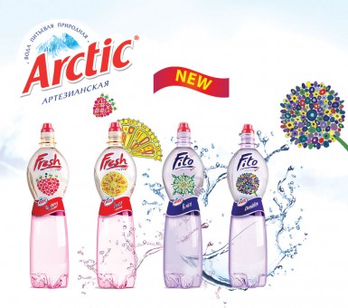 Новый дизайн воды Arctic с одуванчиком