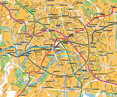 Москва на карте