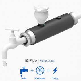 ES Pipe Waterwheel