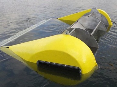Турбины Hydrovolts преобразовывают поток воды в электрический ток 