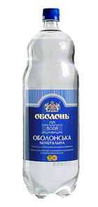 Оболонская вода - старая бутылка