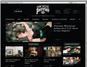 Веб-проект Societe Perrier